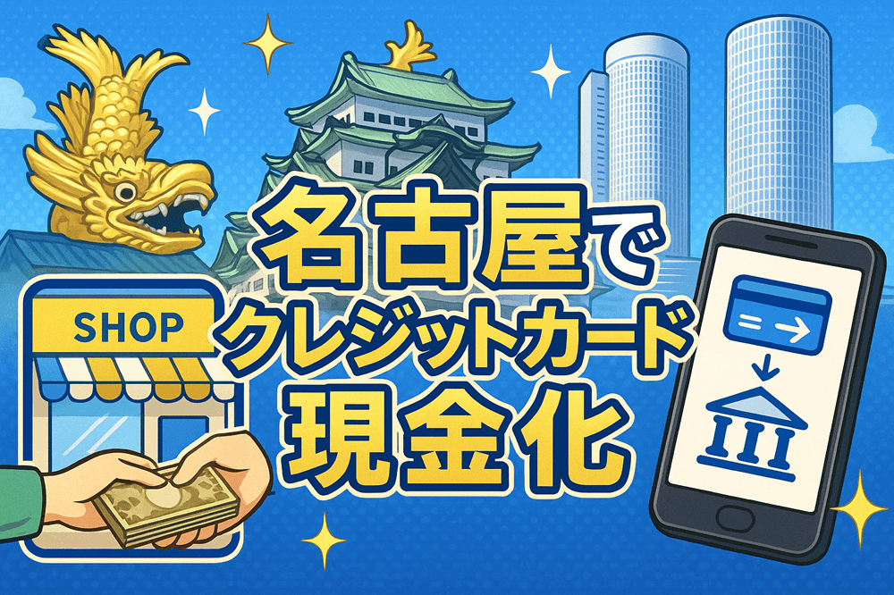 名古屋でクレジットカード現金化する方法｜店舗型・ネット型の違いと選び方